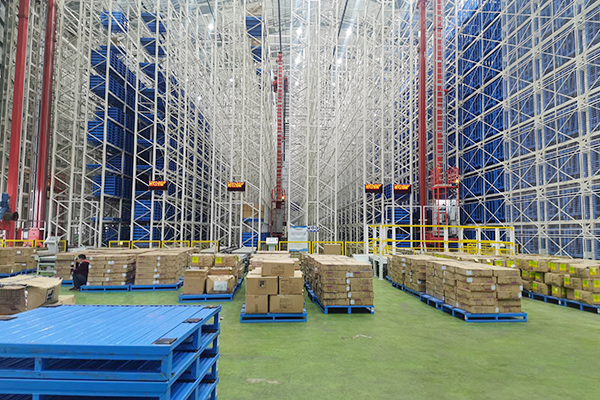 Pallet Racks+Double Upright Turning Stacker ASRS Solutions in Indonesia