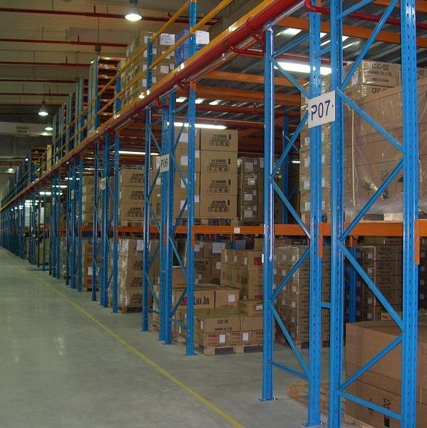 Mezzanine racking system