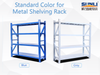 Medium Duty Space-Saving Metal Shelving Warehouse Storage Rack